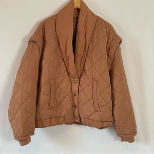 BLANK NYC Quilted Drop Shoulder Jacket